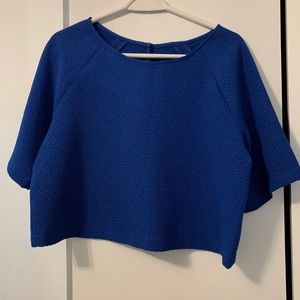 Electric blue top